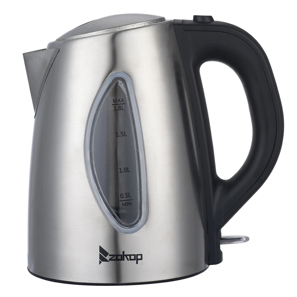 

US Standard 110V 1500W 1.8L Stainless Steel Electric Kettle with Water Window