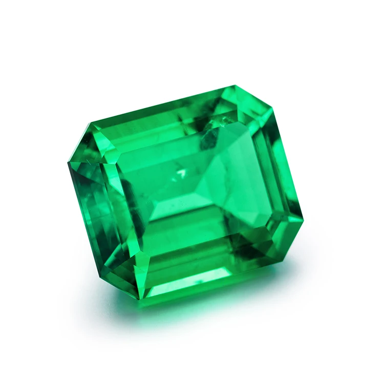 

Lab Created stone loose gemstone 1 carat emerald cut emerald price per carat hydrothermal emerald per carat