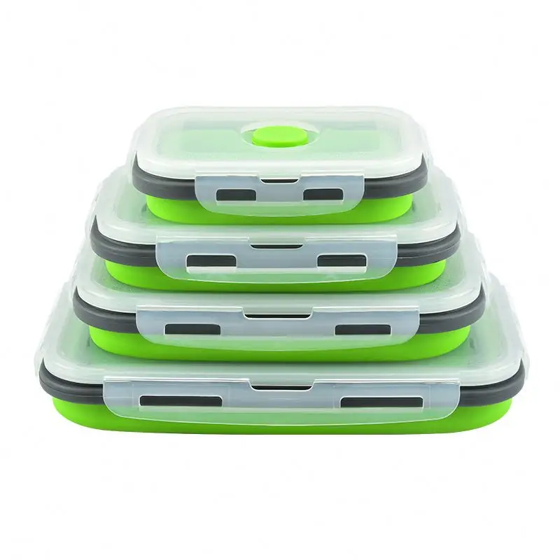 

Xinyuan round plastic microwave container crisper three-piece refrigerator storage box with silicone ring cover