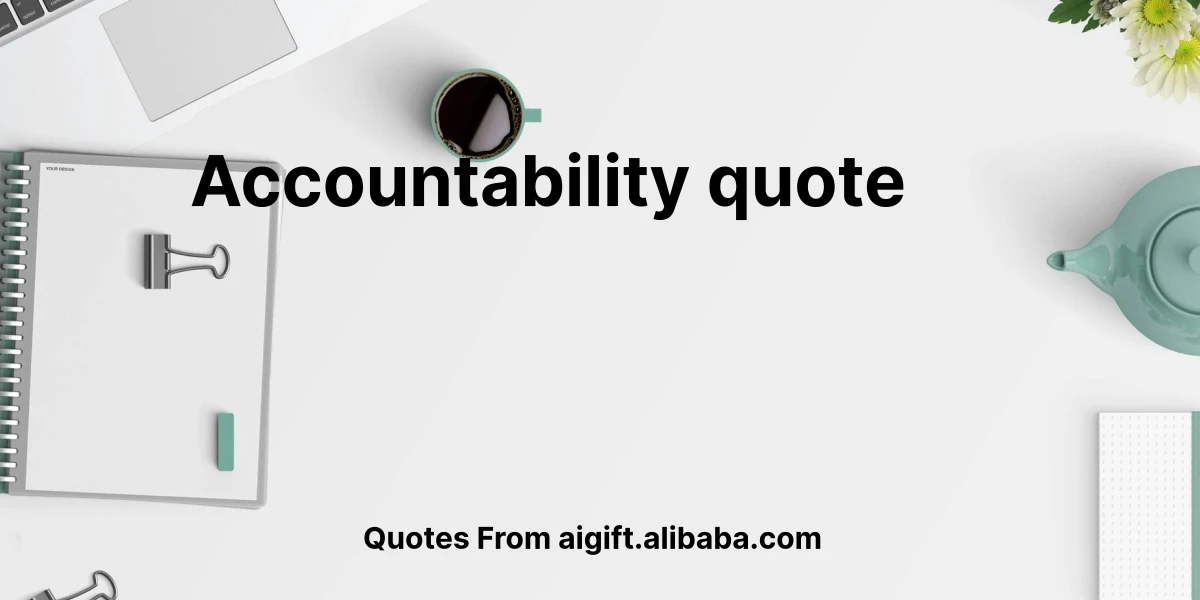 accountability quote