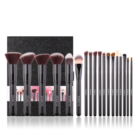 

2022 makeup brush eighteen pcs brush sets professional makeup brush set, Picture color
