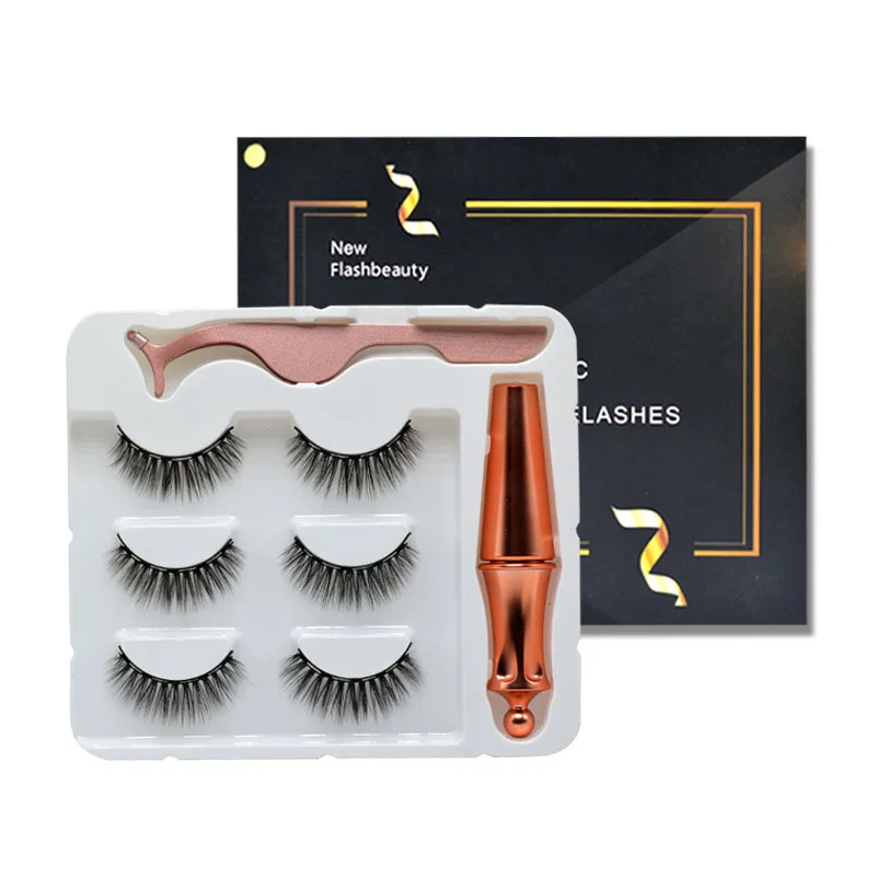 

Unique Bulk Custom Natural 6 Magnet Eyelash Packaging Magnetic Box