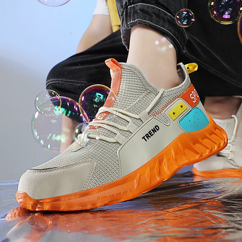 

2021 new design fashion fashion men's sports shoes casual running shoes