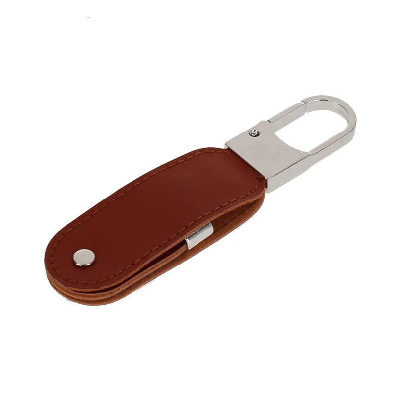 

Gift Promotion Key Chain Leather USB Pen Drive 32GB Flash Drive