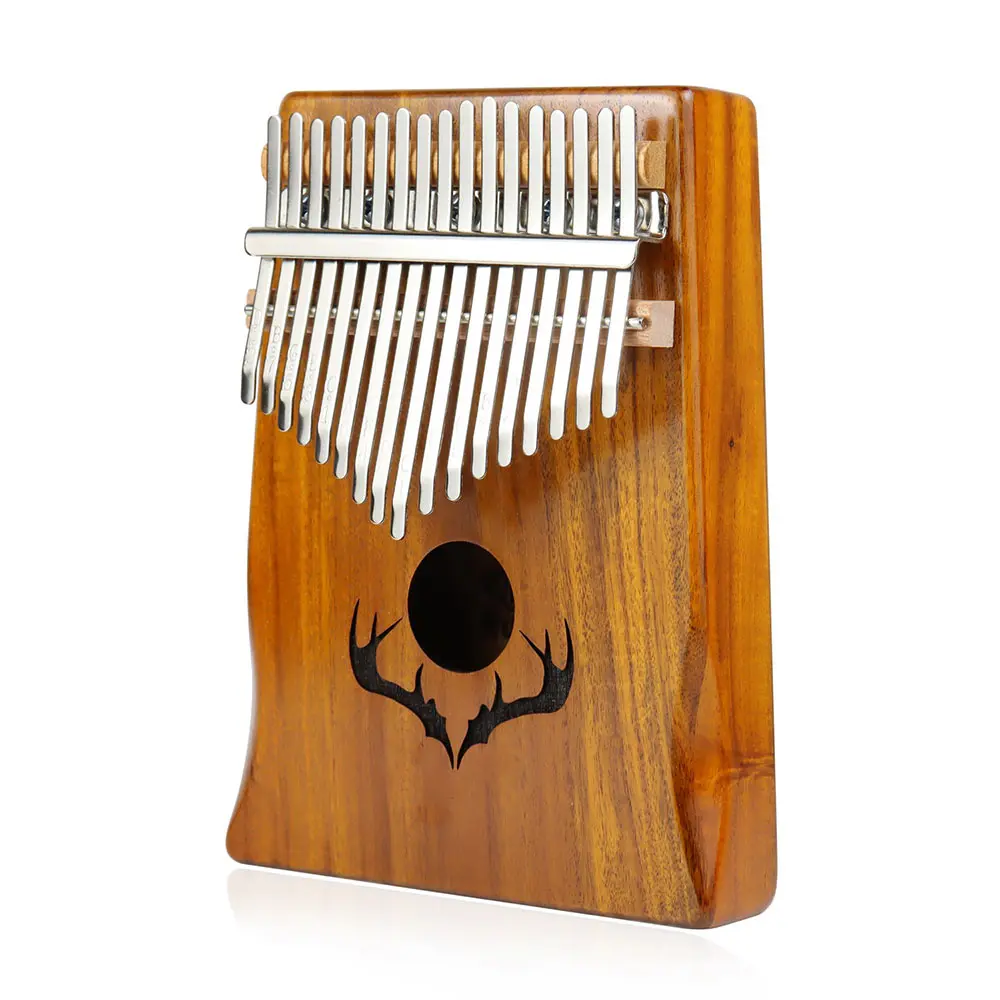 

17 Keys Kalimba Thumb Piano Finger Wood Musical Instrument For Beginners Professionals, As shown