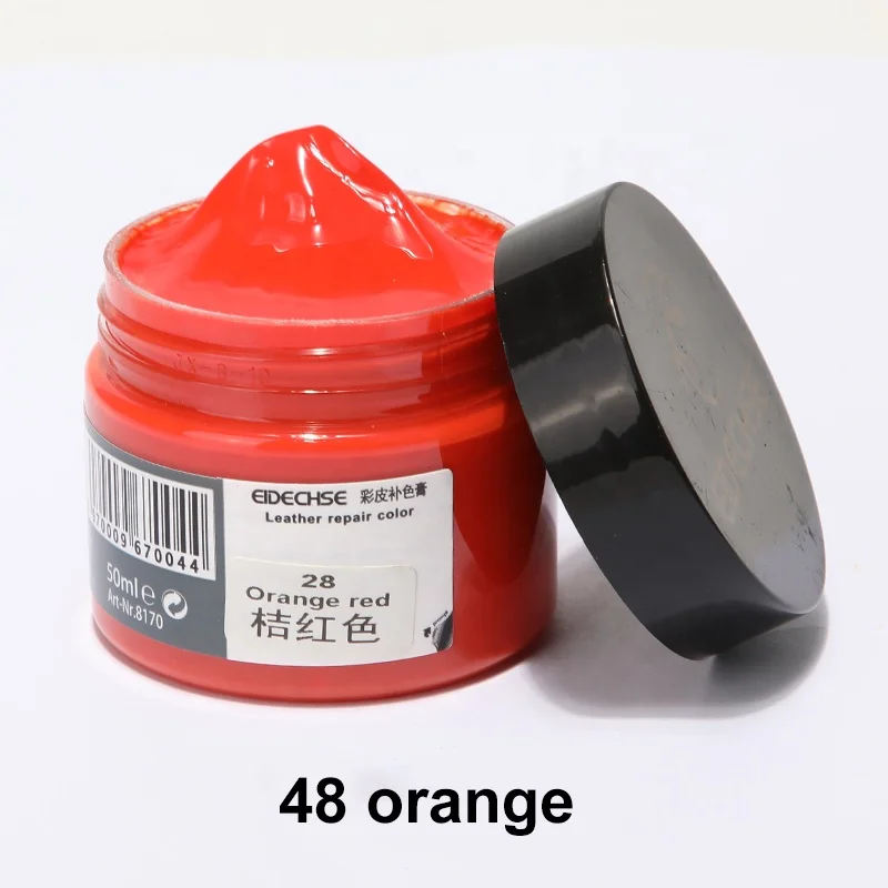 

EIDECHSE OEM Refurbished Shoe Leather Repair Orange Leather Repair Cream Shoe Care kit, Many colors are available