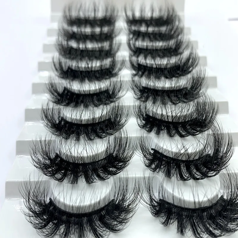 

5d mink eyelashes lashes3d wholesale vendor 25mm bulk fake eye lashes 100% real 3d mink fur eyelashes