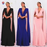 

Elegant Women Maxi Dress Nylon Sexy Evening Party Dress For Lady