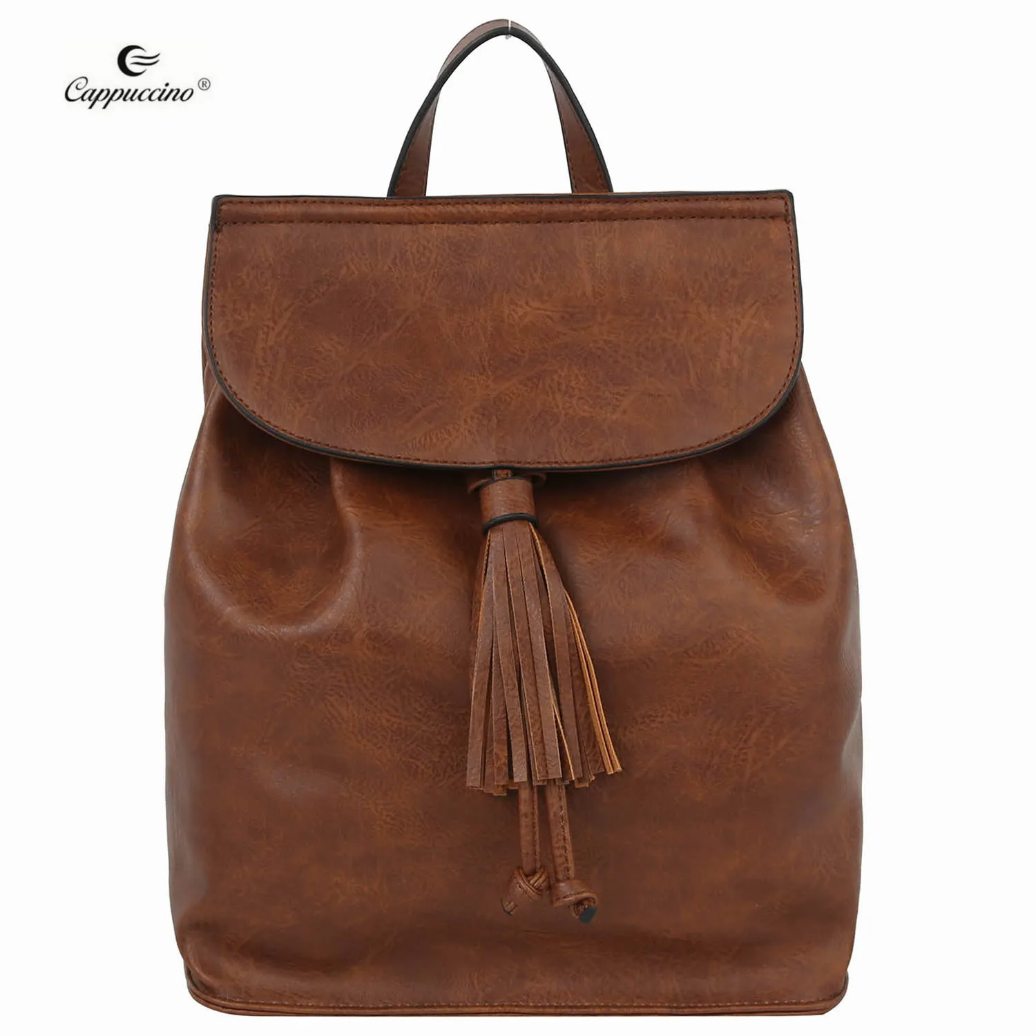 

ODM/OEM Fashion Drawstring Tassel Girls Backpacks Women Daily Fashion Design Casual PU Leather Bags, More