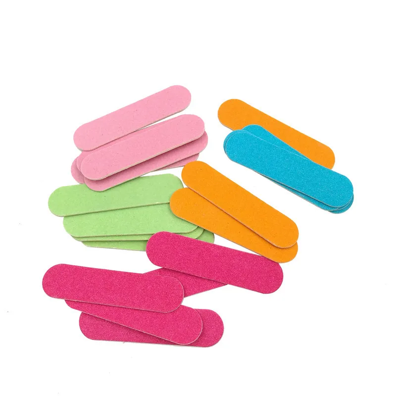 

50pcs/Set Disposable Mini Nail File Ultra-thin Buffer Lime Nails Care Filer Emery Board Toe Pedicure Manicure Tools, Mix color