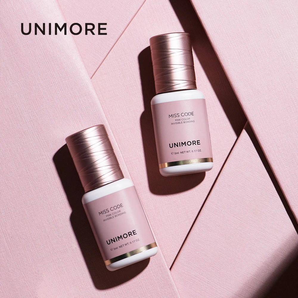 

Unimore korea elastomer eyelash extension glue 2-3 sec mini fan eyelashe glue for practice tea tree eyelashes glue as well