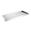 Manufacturer bathroom towel shelves stainless steel double layer clothes holder bath towel rack