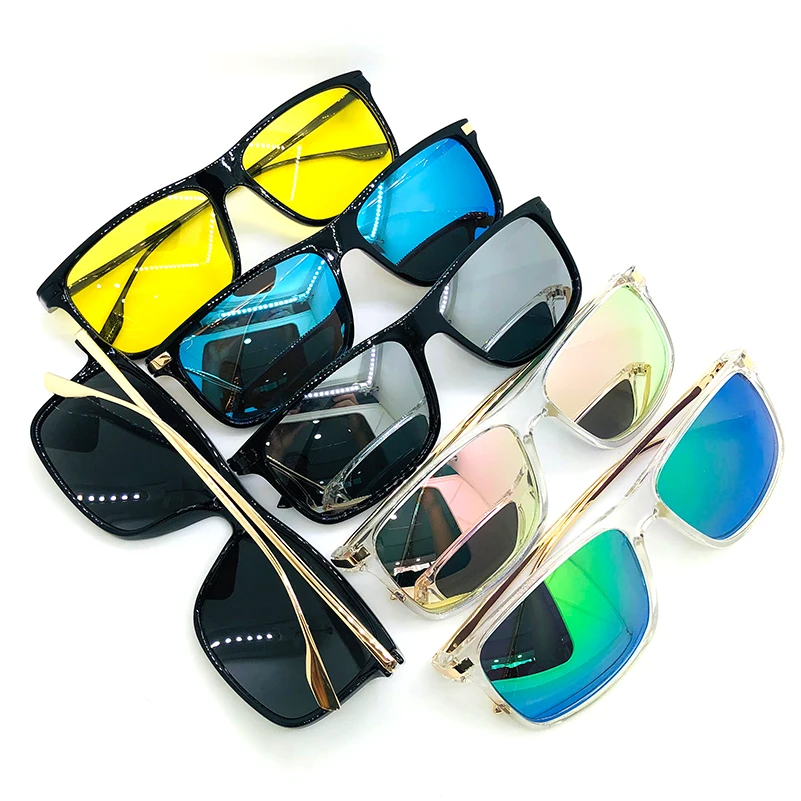 

Infrared night vision glasses polarized driving sports racing glasses polar glasses, Blue, gray, green, pink, silver