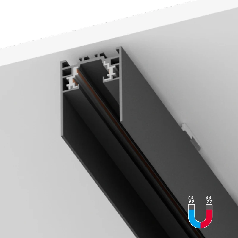 
2020 High Quality Magnetic Track Light System 48V LED Track Spot Rail 