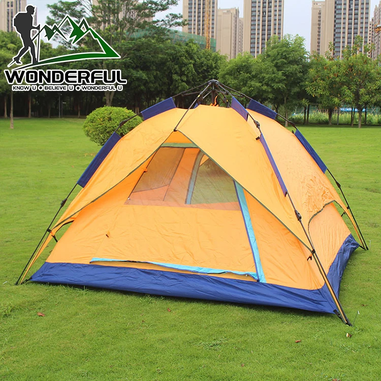 

Ultralight Portable 2 Person Outdoor Double Layers Ultra Light Automatic Waterproof Camping Pop Up Tent