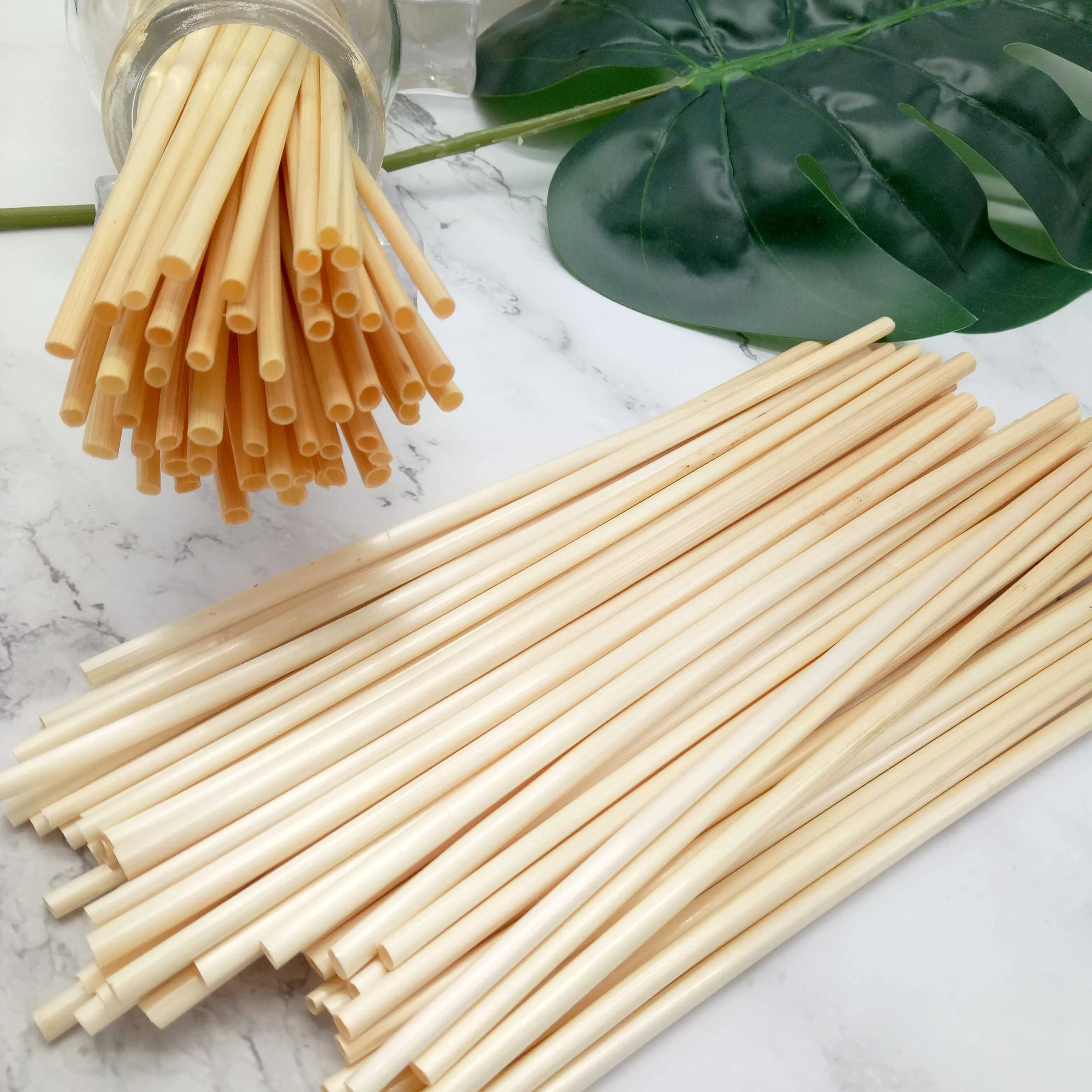 New Product Disposable Natural Hay Rye Biodegradable Drinking Rice