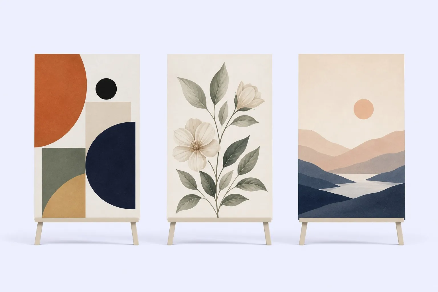 Multiple poster styles