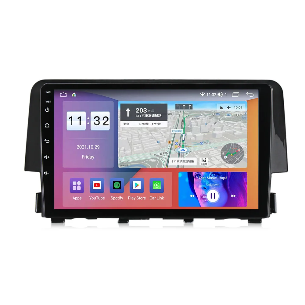 

MEKEDE Voice Control Android 11 8core 2.5D IPS Car DVD Player For Honda Civic 2015-2020 8+128G WIFI GPS BT Navigation car radio