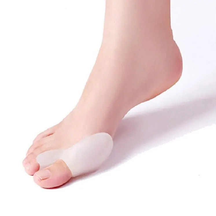 

Comfortable Bunion Corrector Daily Life Foot Care Gel Toe Separator, Skin and white