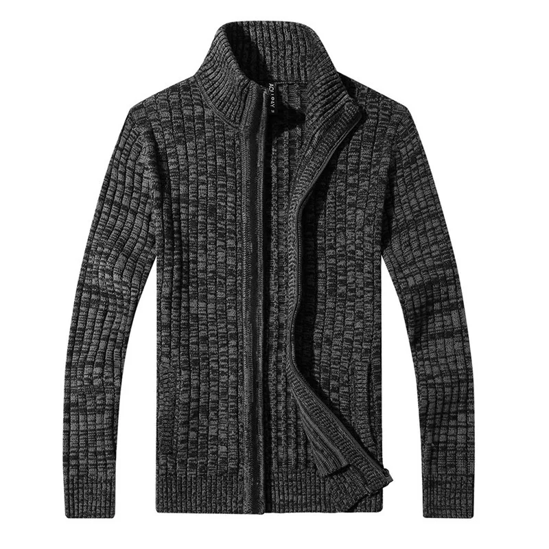 

Casual traveling Slim Fit Zip Long Sleeve cotton Men Cardigan golf sweater