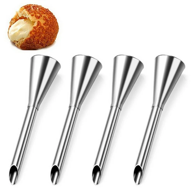 

230 puff tip seamless decorating nozzle cream fondant cake ball decoration tools baking device, As picture
