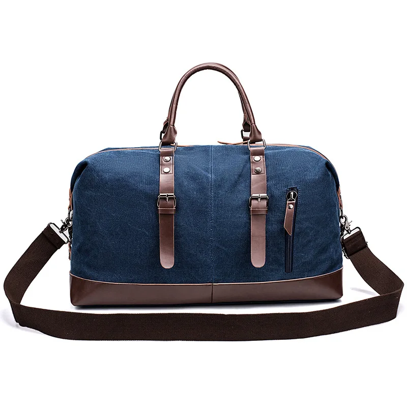 

2022 Vintage Fashion Luggage Bag Mens Overnight Handbag Tote Travel Weekend Canvas Duffle Bag Accept Customized Logo, More