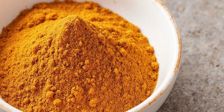 Over-seasoned curry with visible spice chunks