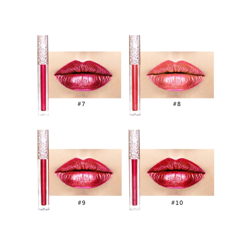 

Wholesale Gloss Vegan Makeup Private Label Metallic Lipgloss Tube Purple Vendor