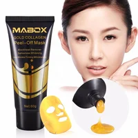 

Mabox Anti Aging Anti Wrinkle Facial Treatment Pore Minimizer Acne Scar Blackhead Remover 24K Gold Face Facial Mask 60g