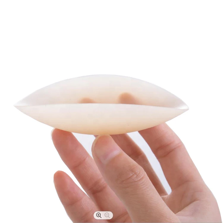 

New tech Silicone Invisible Non adhesive super thin seamless silicone Reusable nipple cover, As pic