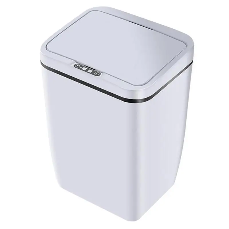 Automatic Touchless Intelligent induction Motion Sensor Kitchen Trash Can Wide Opening Sensor  Plastic Waste Garbage Bin