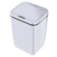 

Automatic Touchless Intelligent induction Motion Sensor Kitchen Trash Can Wide Opening Sensor Plastic Waste Garbage Bin