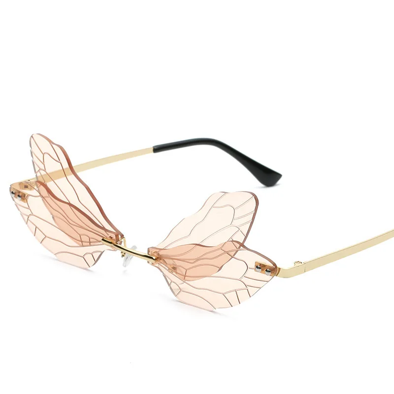 

Metal Sunglasses 2021 hot selling butterfly fashion shape outdoor uv400 sunshades sungalasses, 7 colors