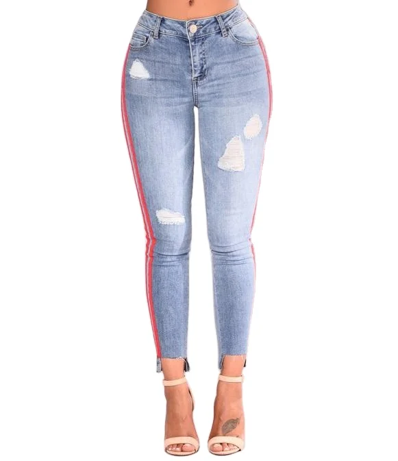 

Women sexy ripped short jeans black jeans women fat women jeans, Mixed color