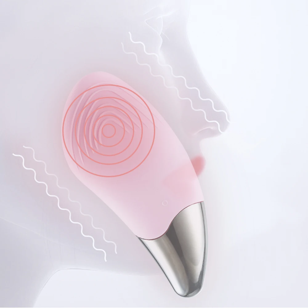 

Custom Logo Rechargeable Silicone Facial Cleansing Brush Electric Face Massager Deep Pore Cleaner Brosse Visage Perawatan Wajah