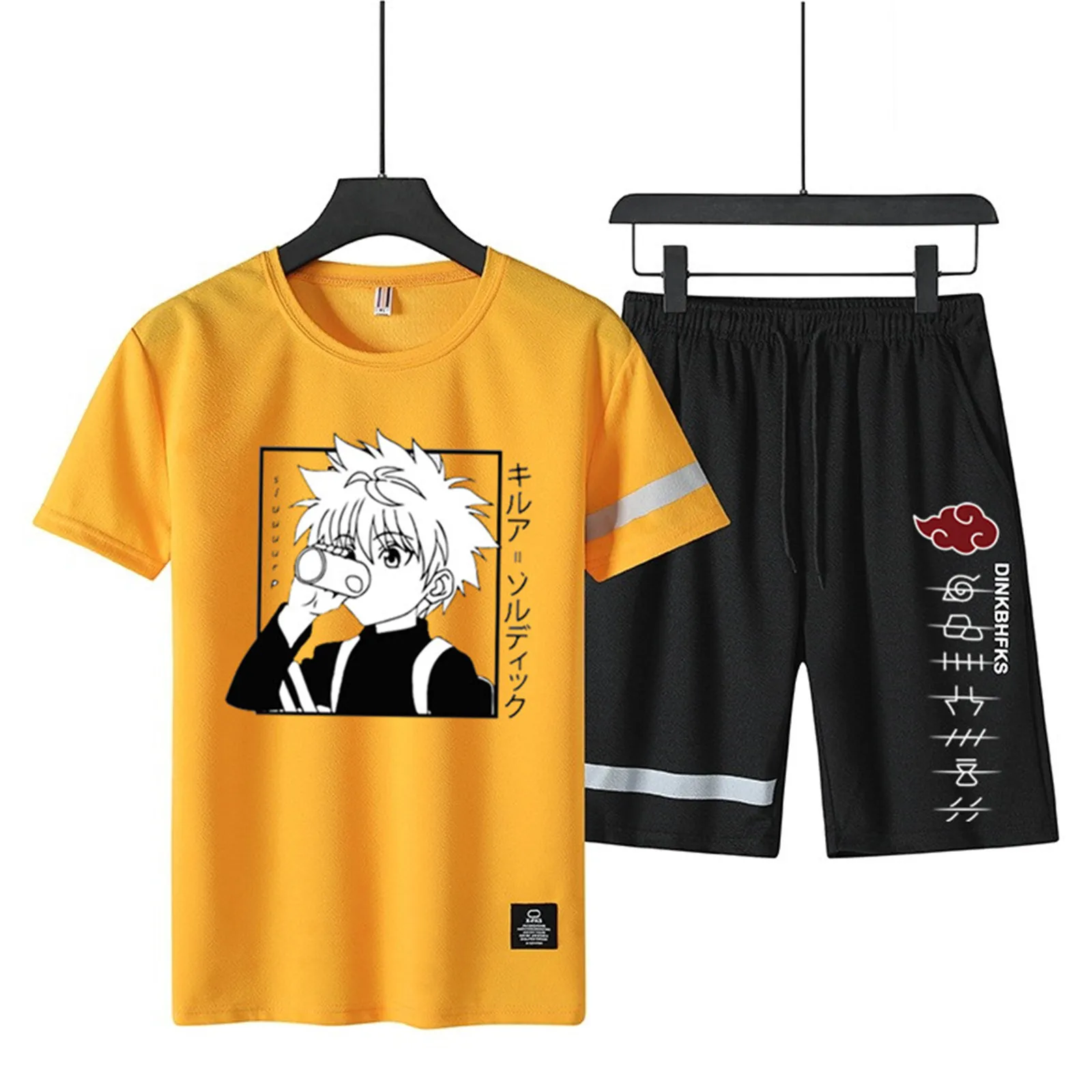 

No Minimum Wholesale Men Summer Clothes Cotton Cartoon Anime Reflective T Shirt For Youth, Customized color