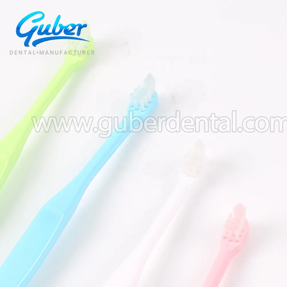 

& Orthodontic consumables small pointed toothbrush colorful disposable tooth brush, Blue/green/light red/white