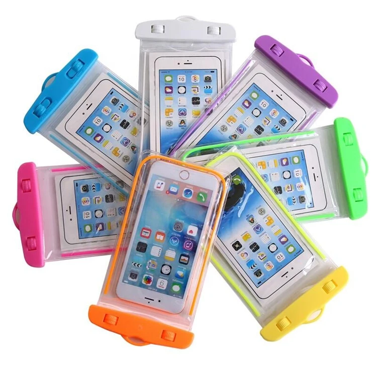 

Free Sample Waterproof Phone Pouch Universal Phone Case Dry Bag with Lanyard Compatible with iPhone 13/12/11 Pro XS MAX XR X, Multi colors