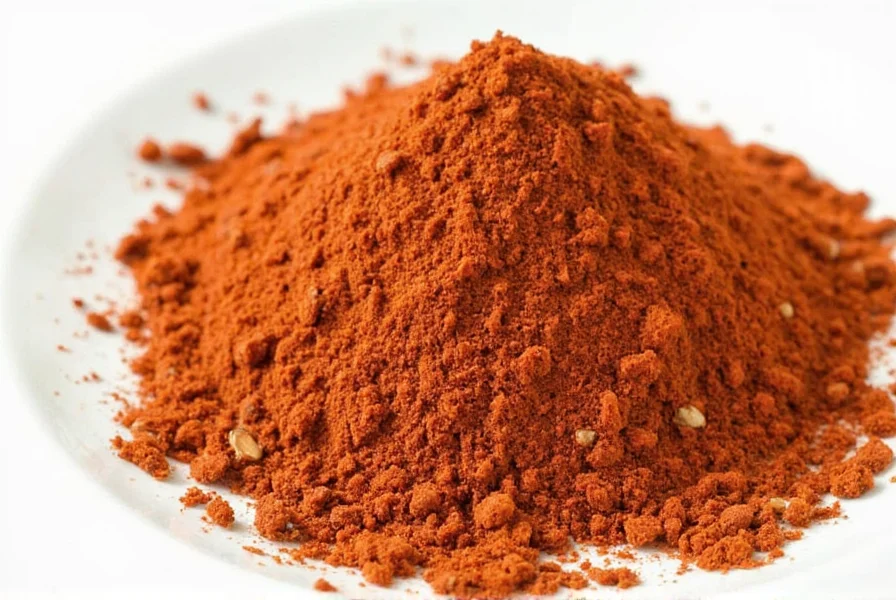 Various jars of merken spice on shelf