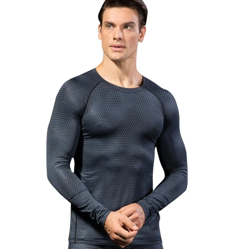 

Fitness Running Training Long Sleeve Tight Stretch Shaping Men's Fitness Clothes