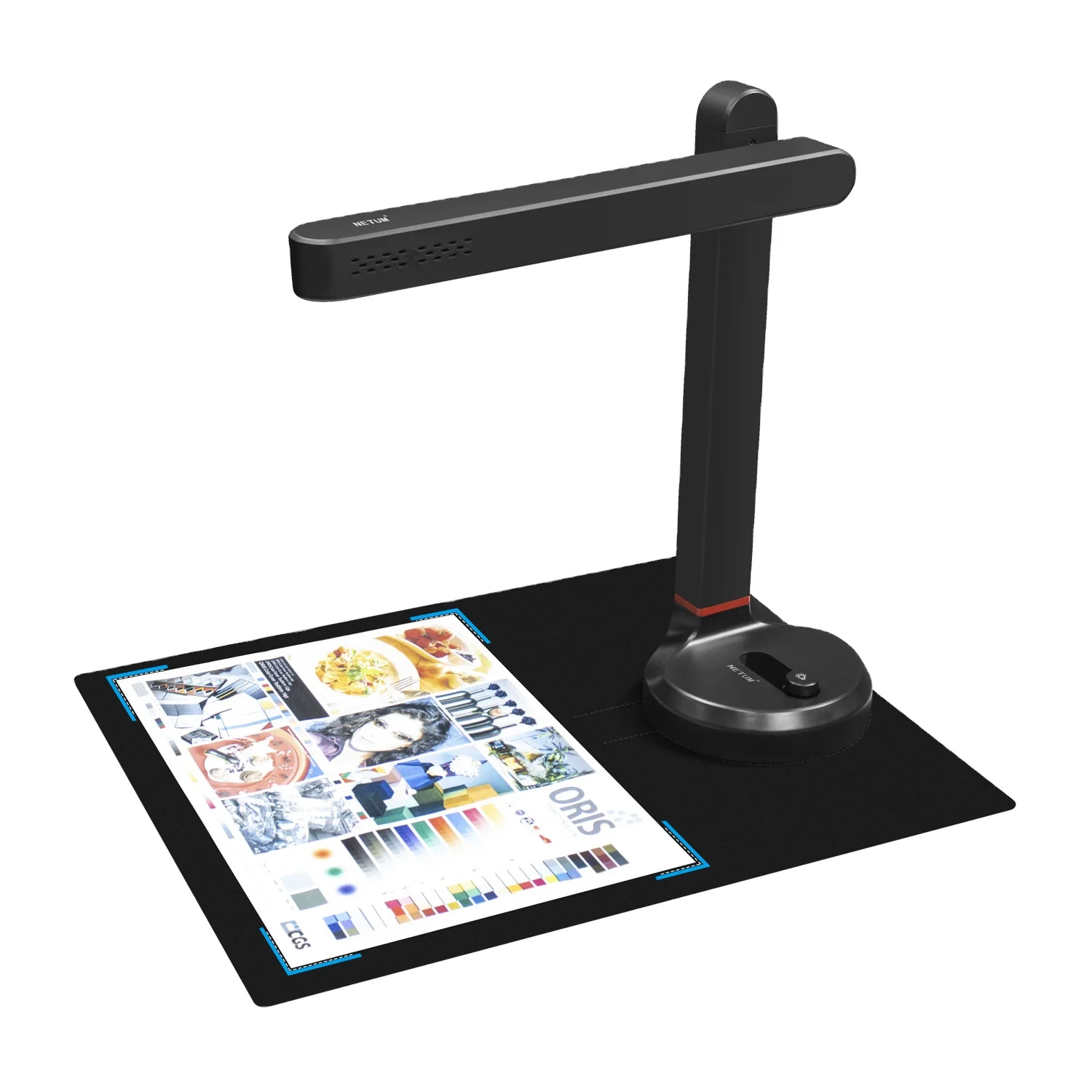 

NETUM Portable 16 Mega-pixel High Definition Book Scanner Capture Size A4 Document Camera for File Recognition Scanner