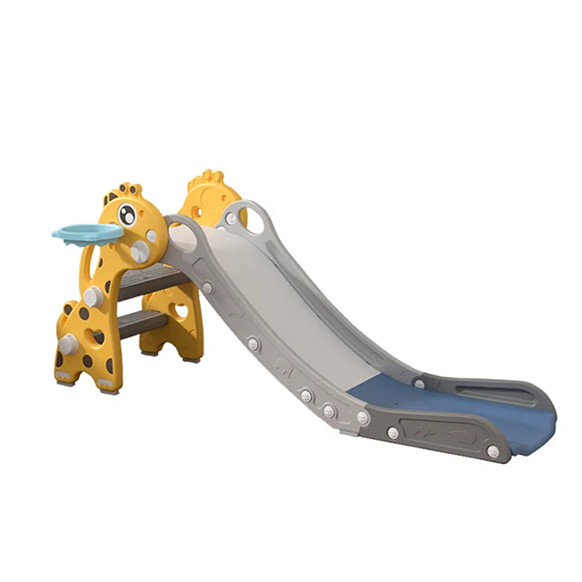 

Modern Design Most Popular Kid Toy Entertainment Park Household Mini Deer Slide Kids Slides, Blue/yellow/pink