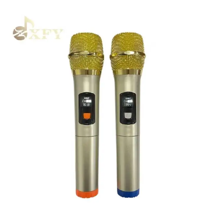 

Accept customized personalized microphone 2021 latest design microphone 261.8/239.4VHF microphone, Gold , red , blue or oem