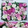 Decorative artificial rose flower wall wedding backdrop