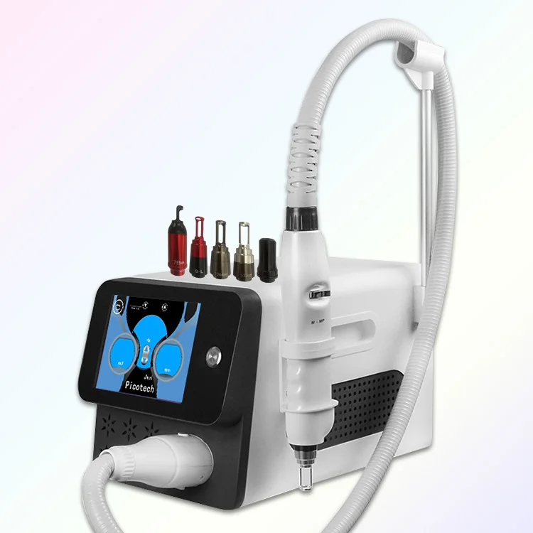 

2021 professional portable 755nm nd yag laser picosecond laser face whitening clinic use skin rejuvenation pico laser