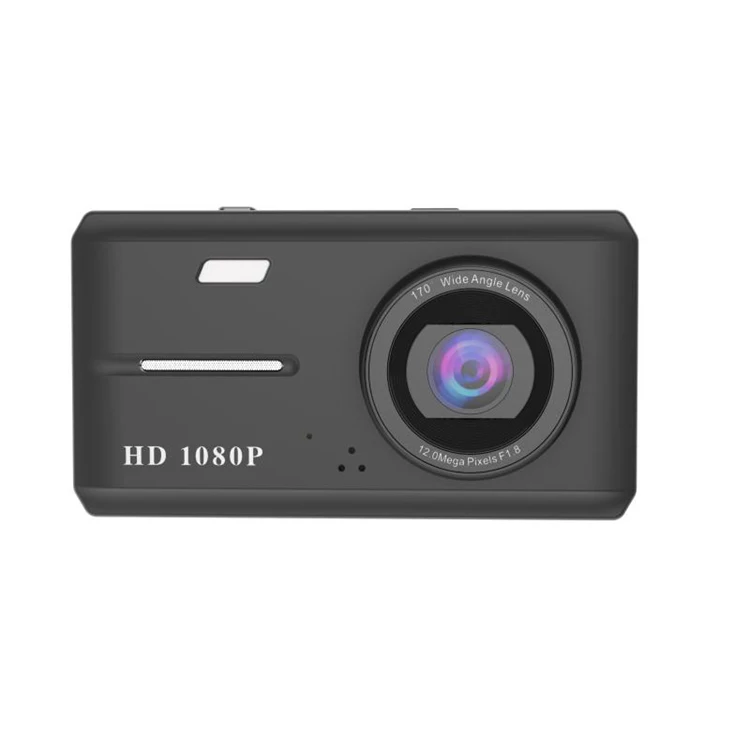 

4.5'' Car Camera Recorder Touch Screen 1080P Driving Recorder, Black