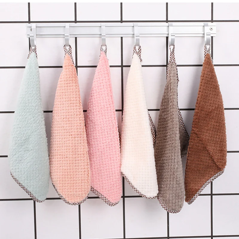 

Microfiber Absorbent Kitchen Dish Cloth Towel,Household Tableware Cleaning Wiping Tools,Non-stick Oil Washing Cloth Rag