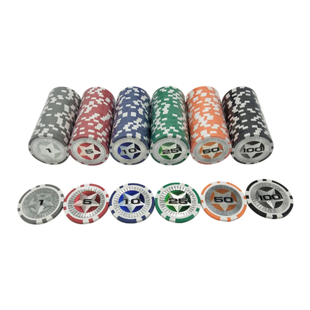 300 Piece Poker Chips Set With Silver Aluminum Case Buy Poker Set