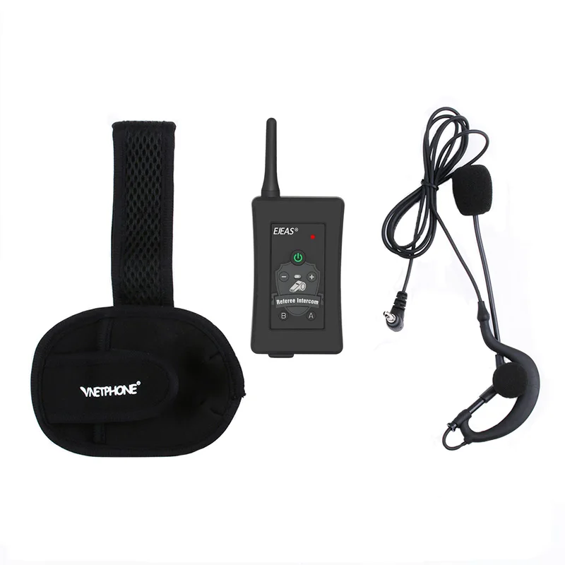 

Soccer Football FBIM Referees 4 Way Waterproof Rugged System Intercom Wireless Outdoor Supplier, Black