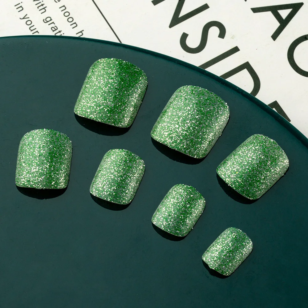 

2022 nail foot natural set foot press on nails